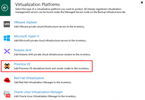 Backing up Proxmox Virtual Environment (PVE) using Veeam Backup and ...